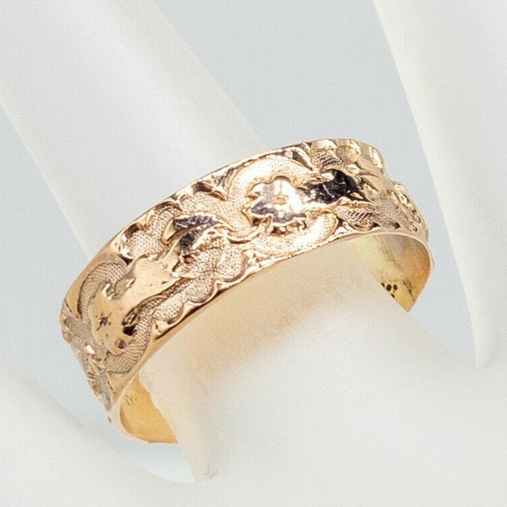 VICTORIAN GOLD ETERNITY RING BAND